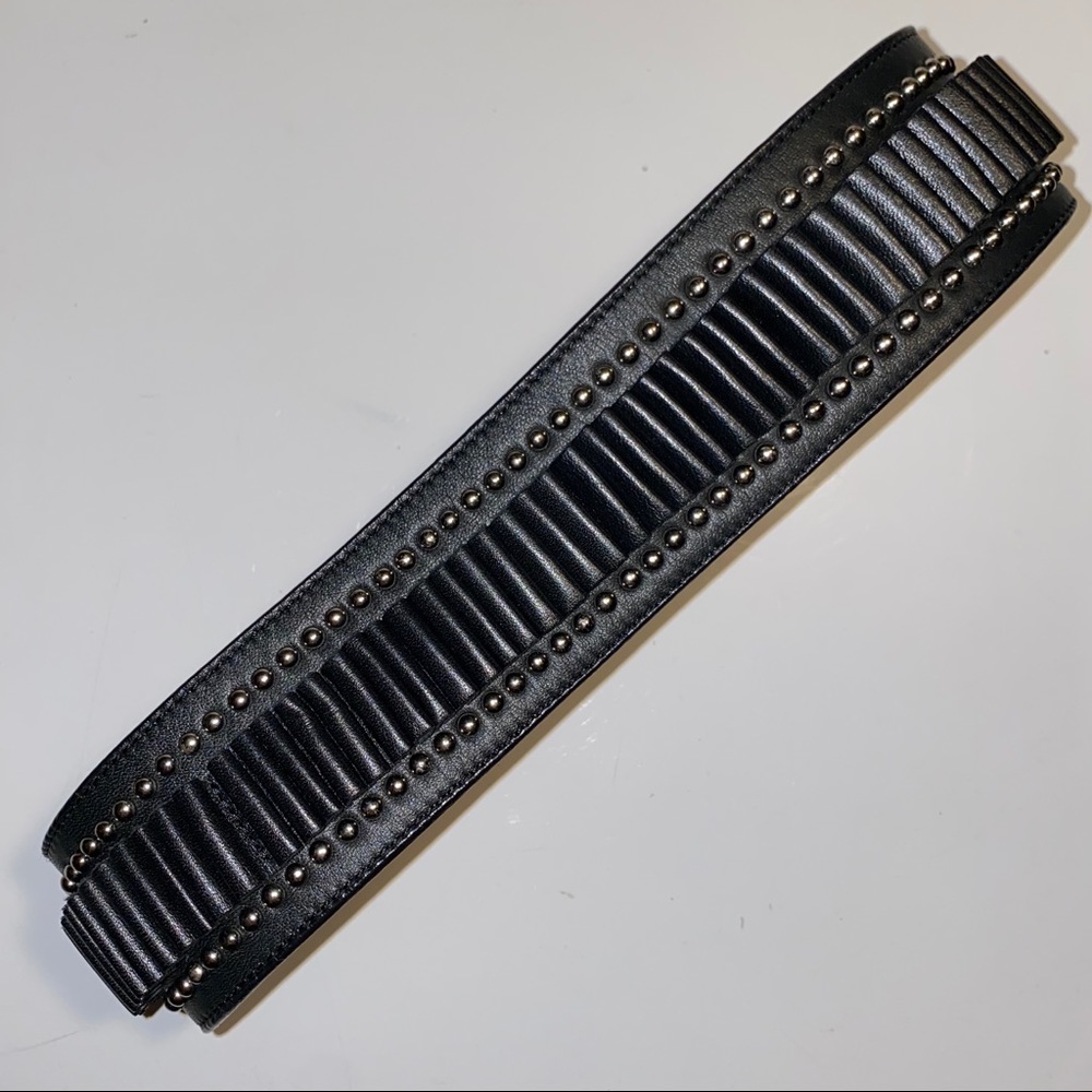 Diane von Furstenberg Leather Waist Studded Belt